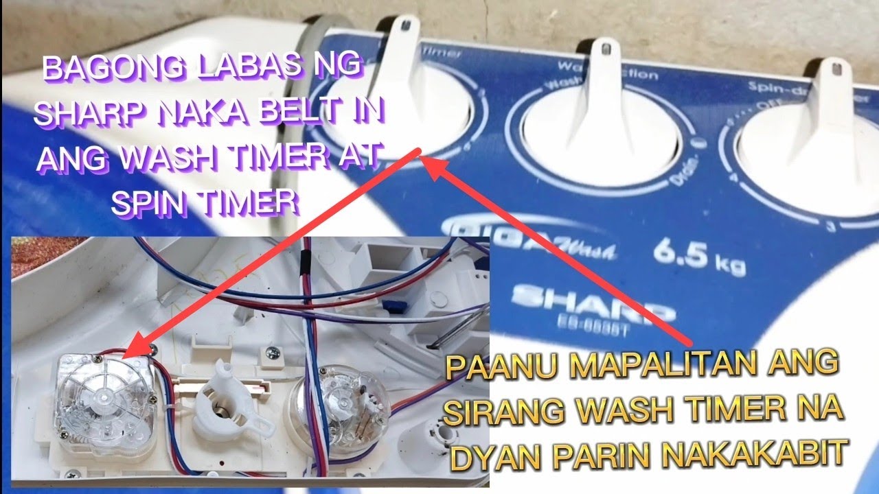 PAANU ANG GAGAWIN WASH TIMER AT SPIN TIMER NAKA BELT IN PERO WASH TIMER LANG ANG SIRA