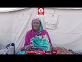 النازحة فرحة موسى أحمد، مخيم ابايو ولاية القضارف بعد مرور 3 سنوات على اندلاع الحرب فى 15 ابريل 2023