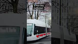 Ligne TB12 Vers Gare Part Dieu #tb12#bus#lyon#tcl