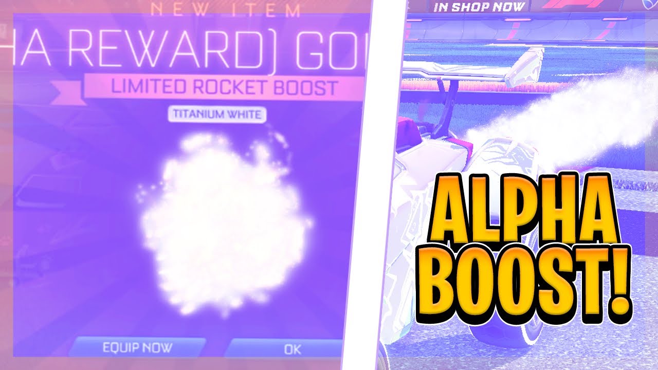 Painted Alpha Boost In Rocket League! (Rocket League Alpha Boost) YouTube