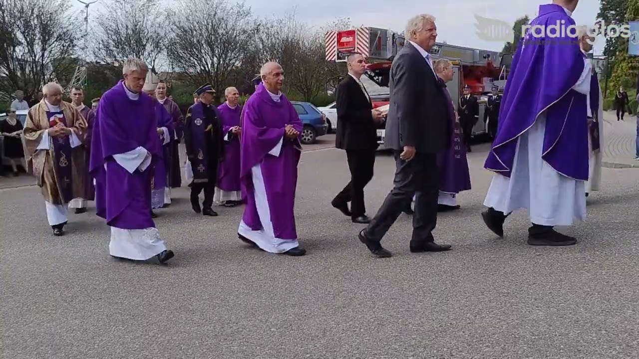 Ostatnia droga śp. Krystiana Dułaka - druha - strażaka OSP Sierakowice