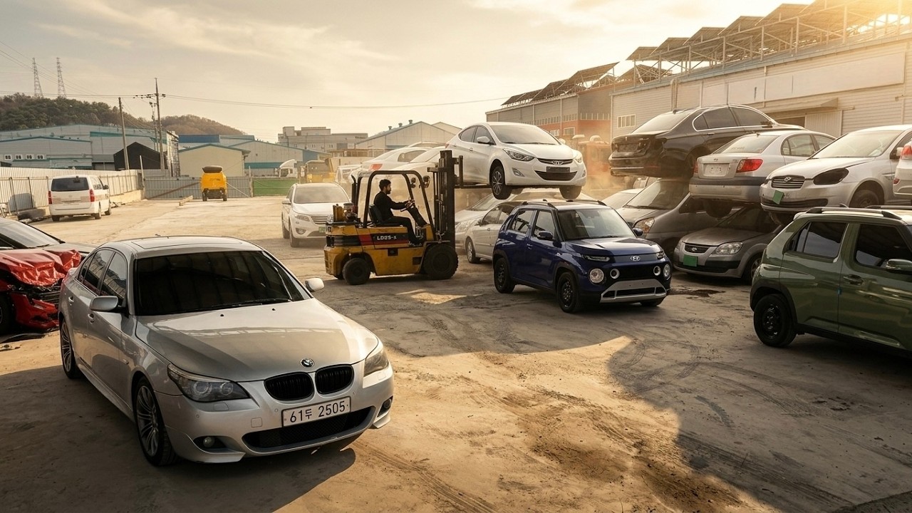 سيارات أحلامك في بلدك ... ولكن في كوريا 🇰🇷 تتحول الى قطع غيار🤷🏻 وشوفوا شسويت بBMW مالتي