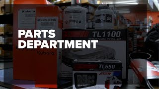 WHAT WE DO AT LANO EQUIPMENT: Parts Department