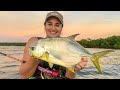 UNEXPECTED Catch! Whole Baked Pompano Catch, Clean &amp; COOK! Florida Fishing