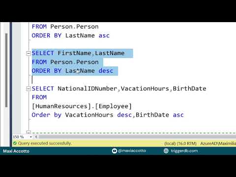 Curso SQL - 07 ORDER BY