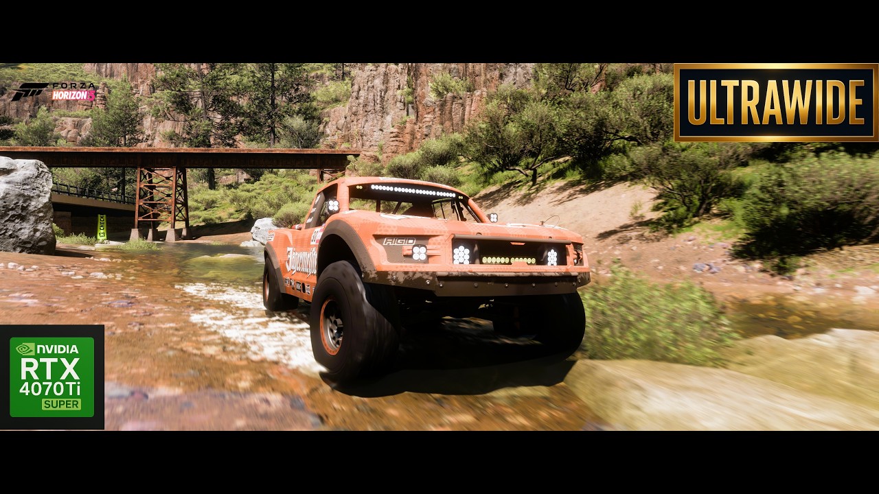 Alumicraft Trick Truck 2022 - Forza Horizon 5 Offroad - Moza CS V2P Wheel Gameplay - Ultrawide