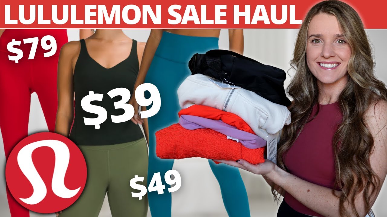 LULULEMON SALE TRY- ON HAUL / we made too much & new arrivals