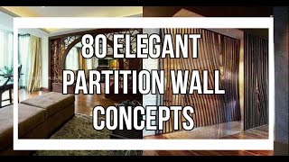 80 PARTITION WALL CONCEPTS / Ideal designs for your house / divider walls