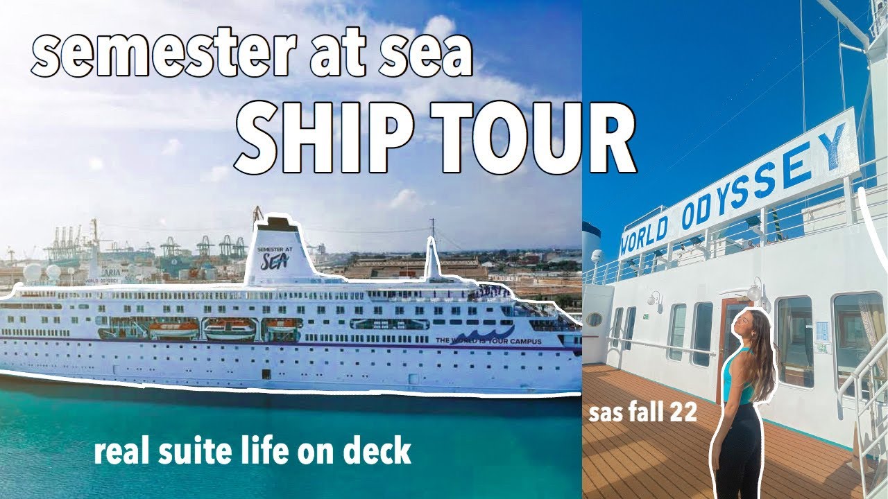 mv world odyssey ship tour (suite life on deck) semester at sea ll sas