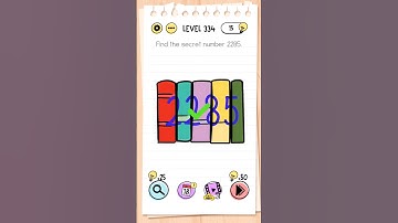 level 334 #braingames #secretnumber #2285 #winner #pubgmobile #viralvideo #youtubeshort #trending