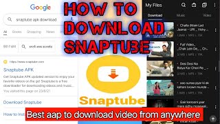 How to Download Snaptube App Kaise Download Kare || Best Video Downloader App Snaptube || Igx Flame screenshot 1
