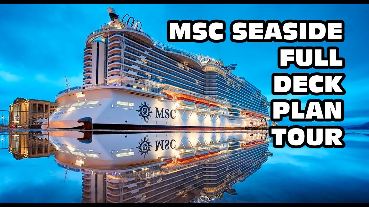msc seaside cruise ship youtube