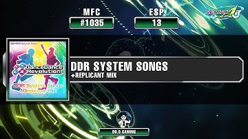 DDR System Songs+Replicant Mix ESP MFC # 1035 DDR A3 2024