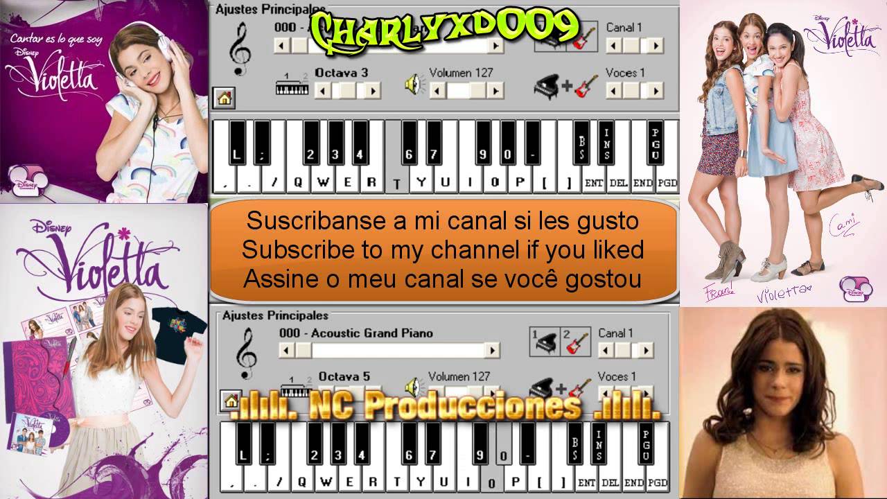 Ser Mejor Violetta Piano Electronico YouTube Ser Mejor Violetta Piano Electronico YouTube