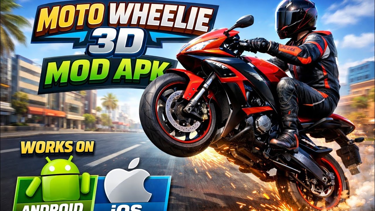 How to download Moto wheelie 3d mod apk 