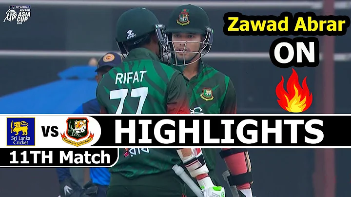Bangladesh U19 Vs Sri Lanka U19 Asia Cup Odi Match Highlights 2025 | Ban U19 Vs Sl U19