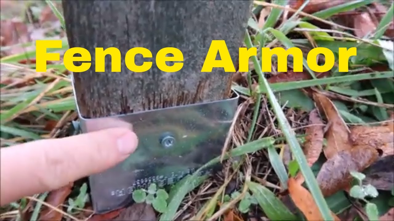 Amazon Com Protect Your Fence With Fence Armor 4 X 4 Fits 3 5 X 3 5 Posts 4 Packs Of 10 40pcs Fencing Tools Garden Outdoor