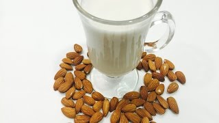 Smooth and silky really healthy homemade almond milk made with only
two ingredients! ing: 1 cup almonds soaked overnight 4 cups water
method: in a blender ad...
