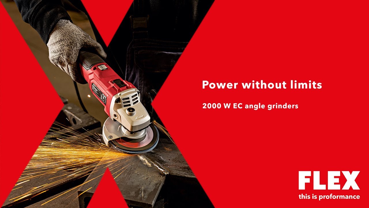 2000 Watt Angle Grinders in Action | FLEX Metal Power