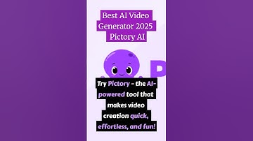 Best AI Video Generator 2025 ,Pictory AI. #ai