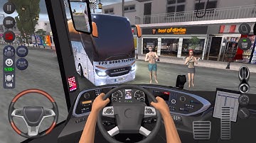 Coach Bus Beach City 🚍🦀 Bus Simulator : Ultimate Multiplayer! Bus Wheels Games Android