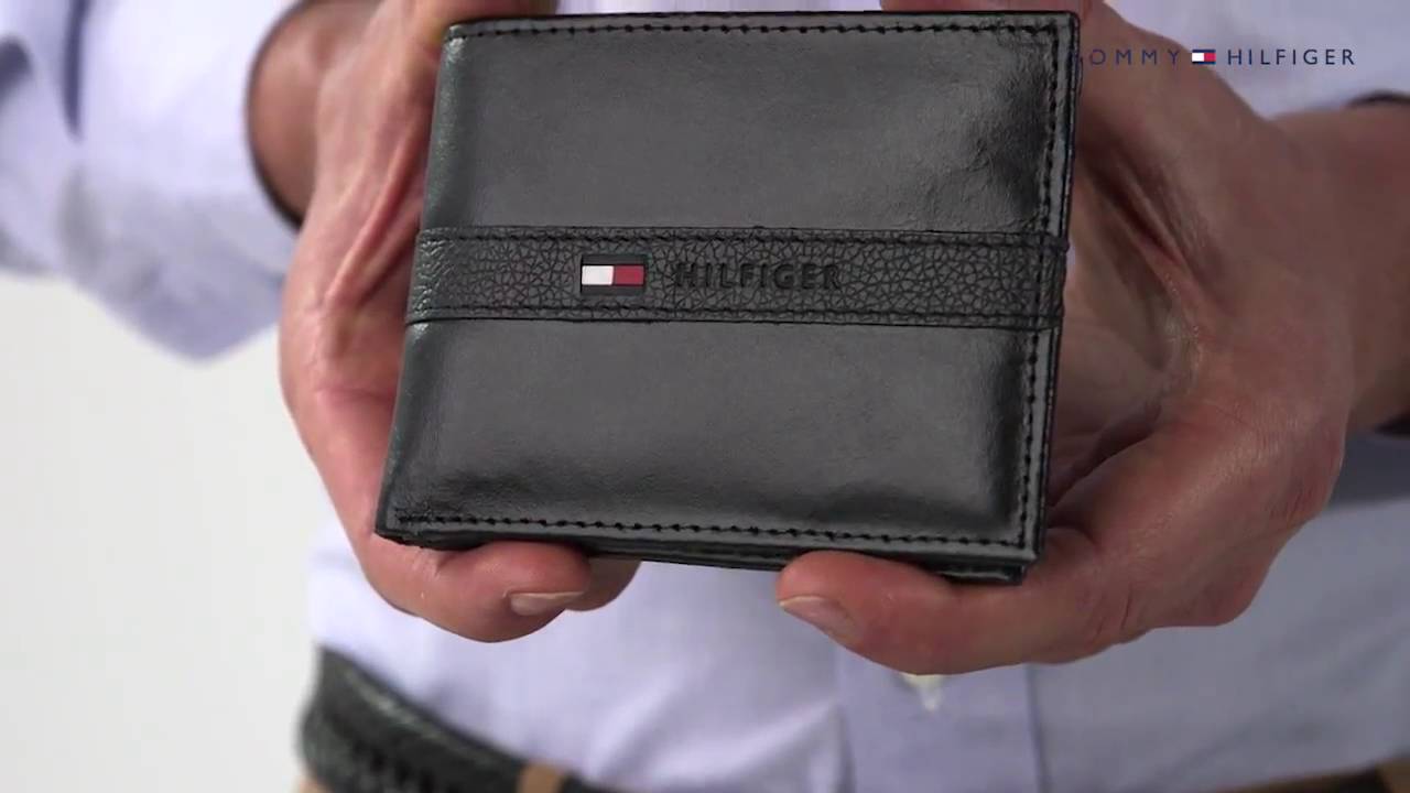 tommy hilfiger leather ranger wallet