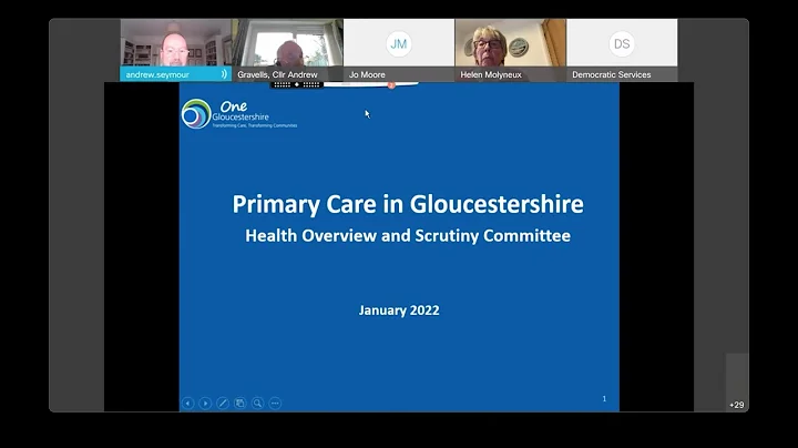 Health Overview & Scrutiny Committee   Tuesday 11 January 2022 10 00 am