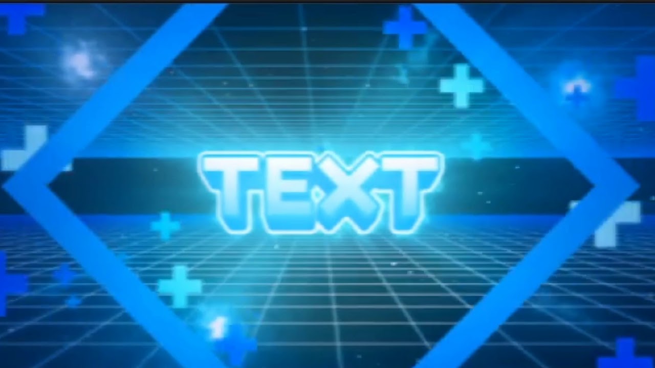 Blue intro template/ [2D] / yes - YouTube