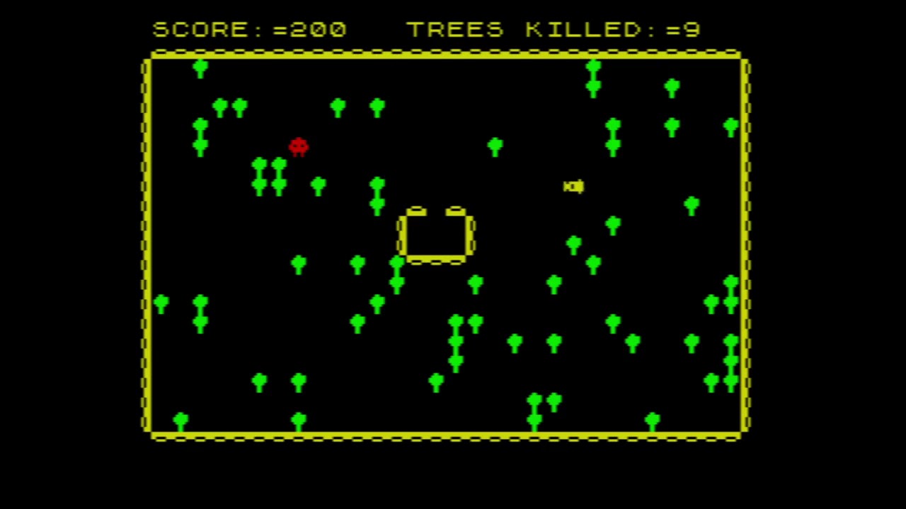 Zx Spectrum. Tree Eaters (type in game).