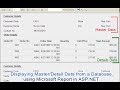 Displaying Master/Detail Data from a Database using Microsoft Report(.rdlc) in ASP.NET