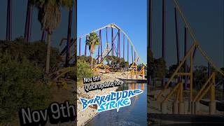Quick look at Barracuda Strike construction at SeaWorld San Antonio #seaworld #barracudastrike