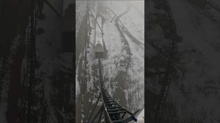 Would You Ride A Huge Hypercoaster In The Snow?! #rollercoaster #energylandia #shorts