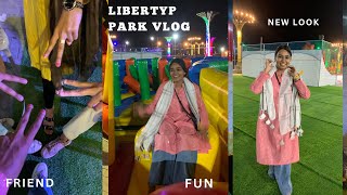 Gujrat Liberty Park Vlog 🎊 | Punjab Biggest Trampoline Jump Dump 🥳 | Family Park 👨‍👩‍👧‍👧