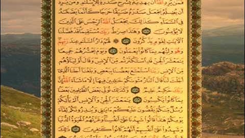القران الكريم سورة الانعام من الاية 119 الى الاية 131