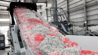 Washed Film Flakes Plastic Recycling Machine
