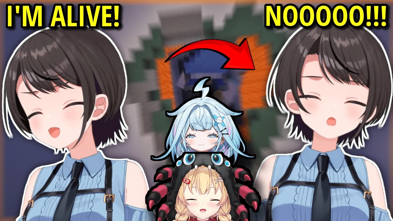 Subaru Gets Trolled By Su and Haachama's Roller Coaster 【Hololive / Eng Sub】
