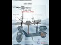 CRONY M5 Pro Electric Scooter for Adults Kids Bluetooth Speaker App Connectivity