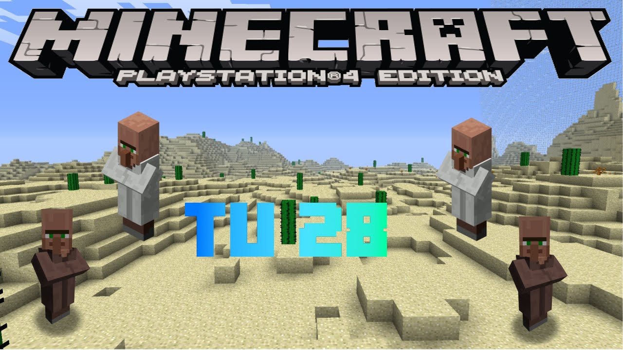 Minecraft PS4 TU 28 Predictions New Villagers & New Trades (PS4, PS3