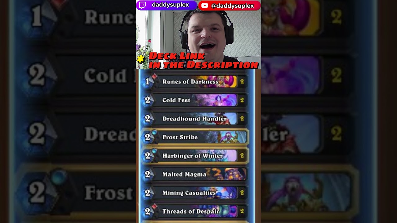 FFB Buttons Death Knight Deck List ► Hearthstone Standard: Perils in Paradise 30.2.2