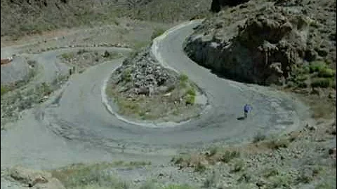Route 66 Snip - Hairpin Turns Above Oatman (SD - low quality)