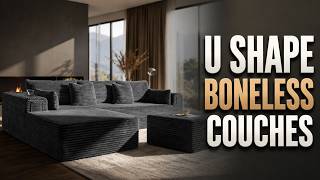 Best U Shape Boneless Couches 2026: Top 8 Cloud Comfort Modular Sectionals