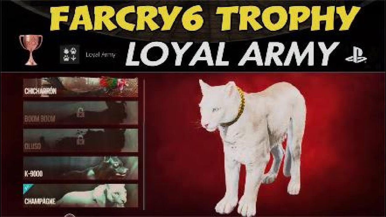 Loyal Army, FAR CRY 6 Trophy, PS5 Trophies.