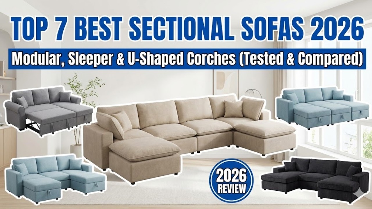 Top 7 Best Sectional Sofas 2026 – Modular, Sleeper & U-Shaped Couches ...