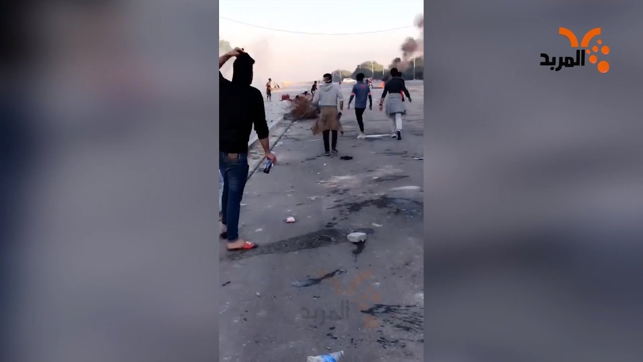 المربد من ام قصر تلتقي بالمتظاهرين ويروون ما حدث #المربد