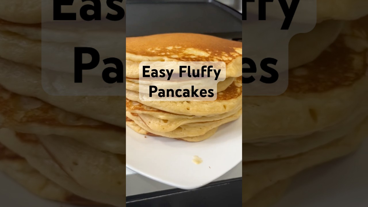 The Fluffiest Homemade Pancakes Ever! Easy Recipe from Scratch | Cooking with Val