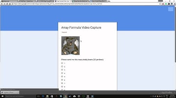 Array Formula Video