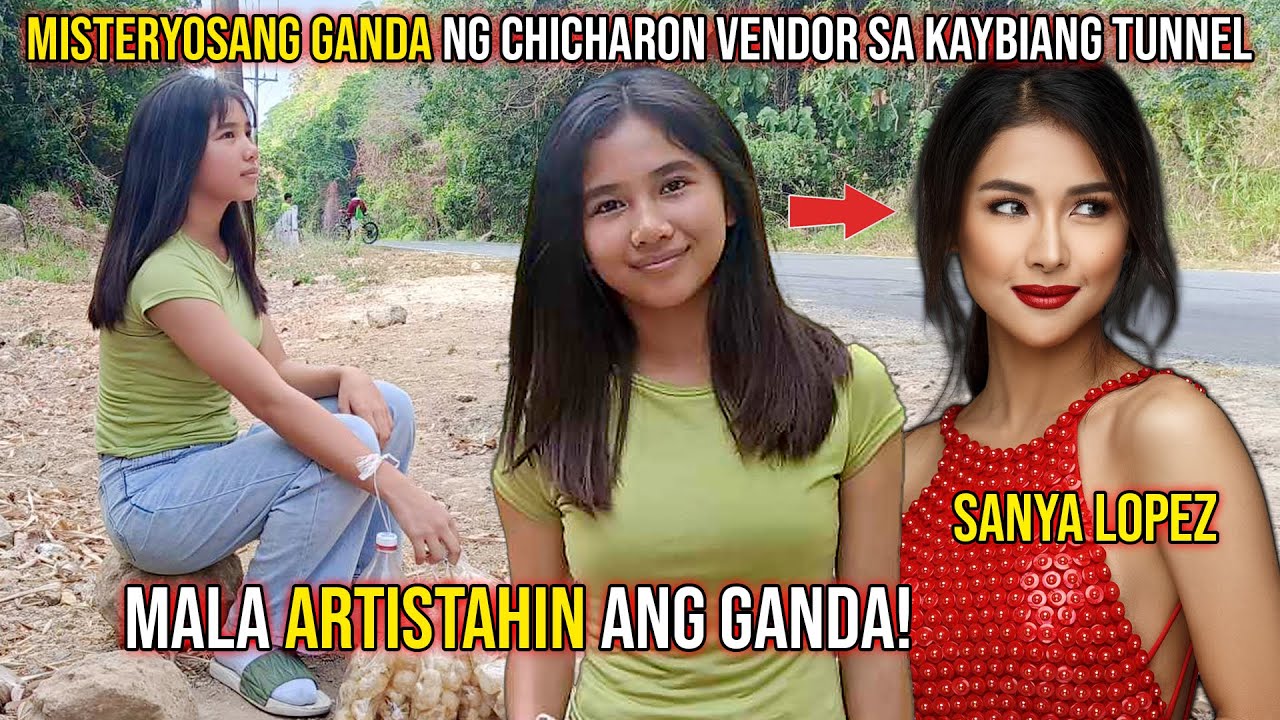 Misteryosong ganda ng chicharon vendor sa Kaybiang tunnel. Mala artistahin ang ganda