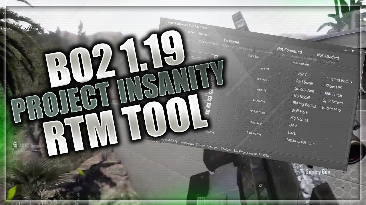 INSANE Black Ops 2 RTM Tool Project Insanity (FREE DOWNLOAD)