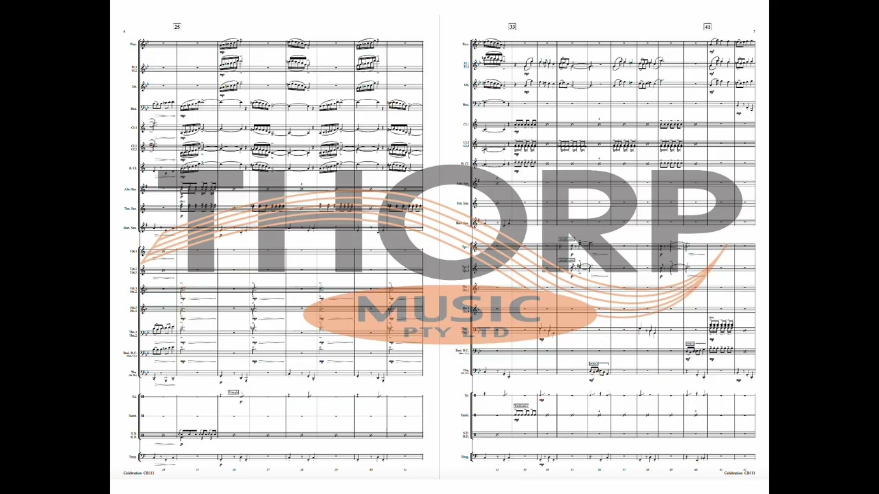 Celebration (fanfare) for Concert Band or Wind Orchestra by Joan