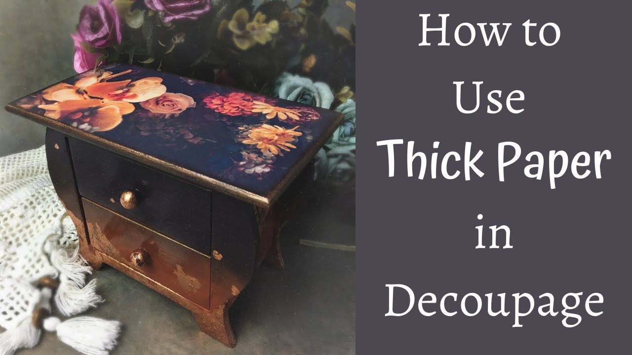 HOW TO MAKE YOUR OWN DECOUPAGE PAPERS - Weathered Wings